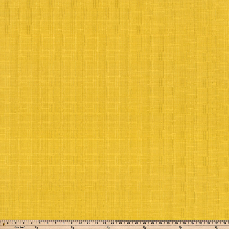 Coussin lombaire intérieur / extérieur Fresco, Jaune, H 16,5 po x l 24,5 po x P 5 po