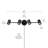 26 Inch 4-Light Matte Black Plug-In Track Lighting with Pivoting Track Heads