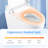 One - Piece Bidet Toilet Seat Smart Toilet, Auto Flush And Open/Close, Adjustable Temp Heated Seat, Warm Water Dry, Remote Control Side Know, Sensor For Cover Operation, Female Wash Rear Modes,