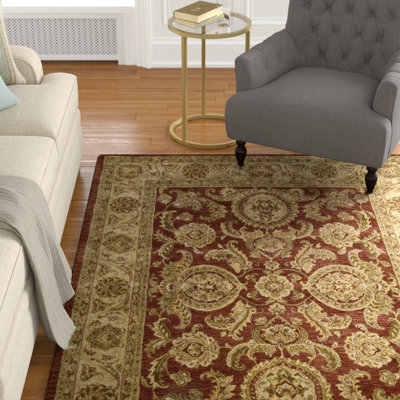 Bassham Wool Oriental Indoor Rug