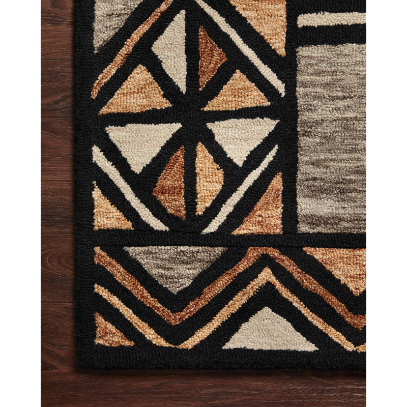 Nala Wool Geometric Indoor Rug, Rectangle 2'3" x 3'9"