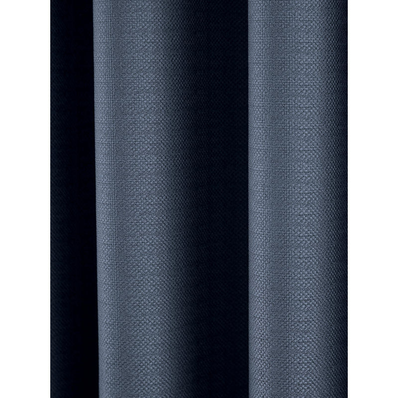 Eden Eyelet Room Darkening Curtains, Blue, 168 W x 183 D cm