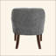 Fauteuil rembourré en tissu 1pc