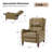Neliyah 28.75" Wide Genuine Leather Recliner-105914573