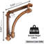 Support de tablette demi-rond Silber-1084576024