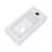 White Ceramic Bathroom Sink - Wall Mounted, 14.67X7.36 Inch, Stain , Rectangular, Faucet Hole Offered Inch Mount, White, Provided