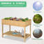 Wood Raised Garden Bed