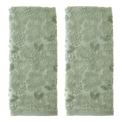 BLOSSOM FLORAL JACQ HAND-SAGE