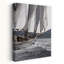 Bateau avec voiles, art mural contemporain-1213343661