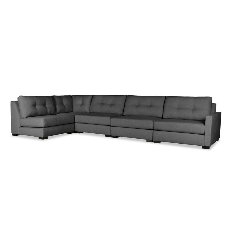 Canapé modulaire Bruck, Charbon de bois Revolution®