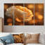 Hour Glow Golden Ranunculus - ensemble d'art mural sur toile Renoncule-627650819