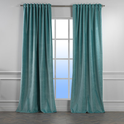 Matte Velvet Extra Wide x Extra Long Custom Made Decorative Double Panel