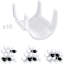 Cabazon Tabletop Wine Bottle & Glass Rack White