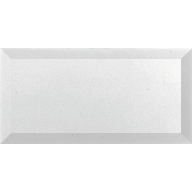 3" X 6" Beveled Marble Subway Tile, Gray