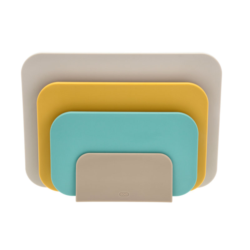 Choptima 4-Piece Plastic Chopping Board Set, Beach