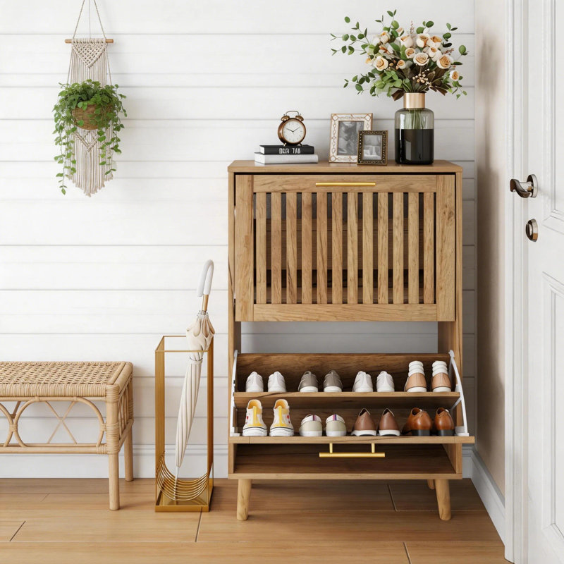 Shoe Storage, 60cm W, Oak