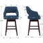 Tabouret de comptoir pivotant Ladayja-88086282