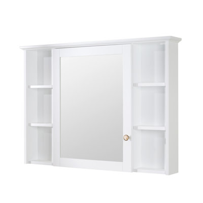 Armoire à pharmacie avec miroir et tablettes à fixation en surface de l 42 po x H 30 po
