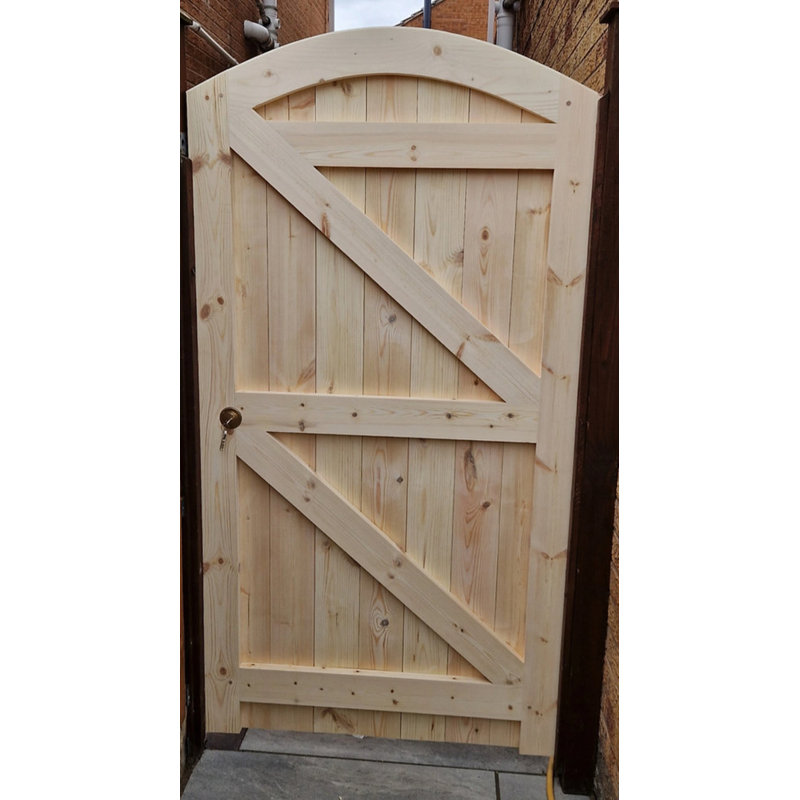 180cm H x 90cm W Solid Wood Gate Frame