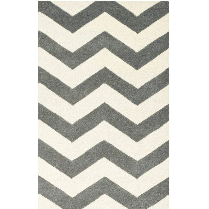 Tapis en laine touffeté à la main Teresita, Rectangle 8 pi x 10 pi