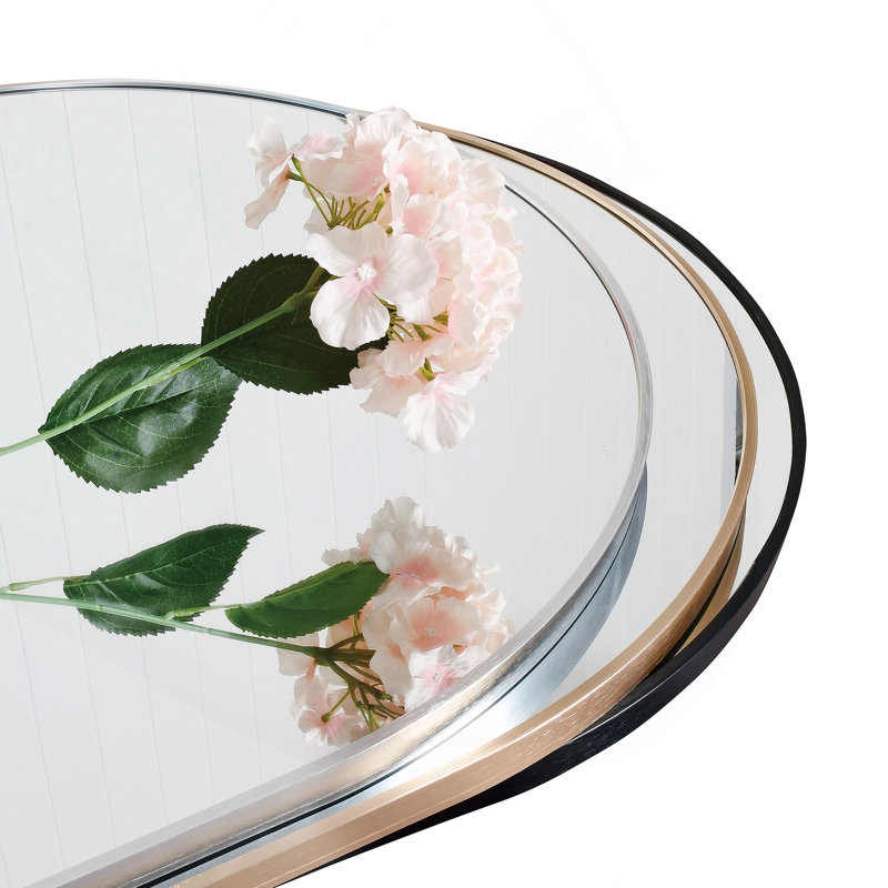 Miroir mural 24 po x 36 po pour salle de bain, Doré, H 36 po x l 24 po