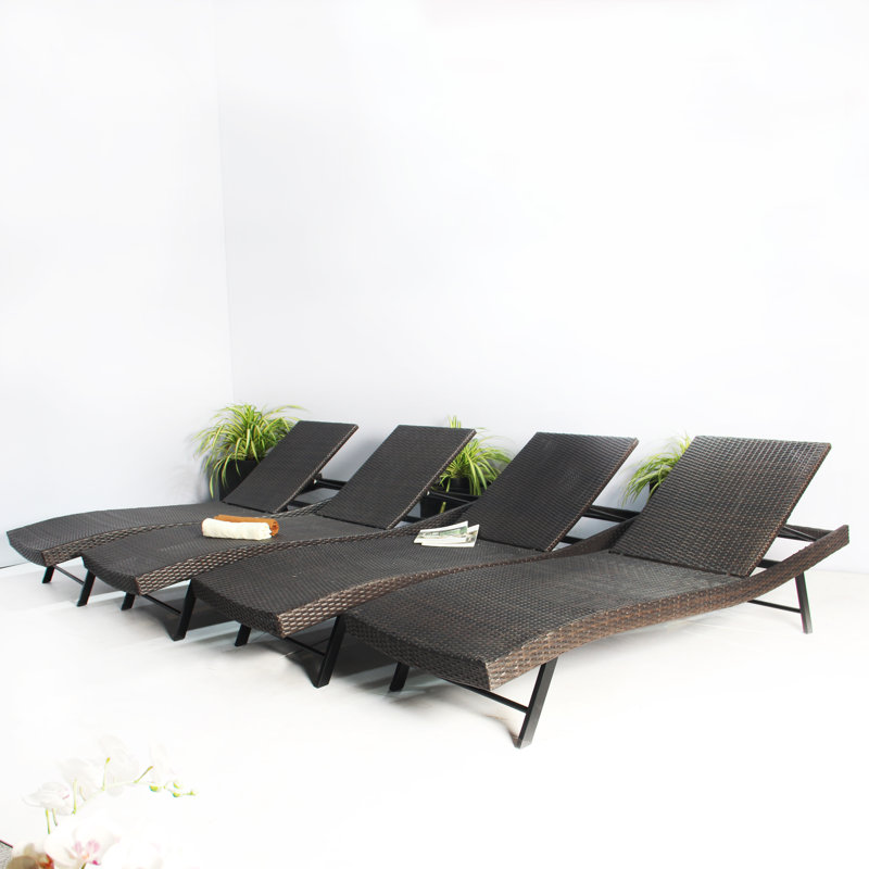Chaise longue simple 76 po Ragena
