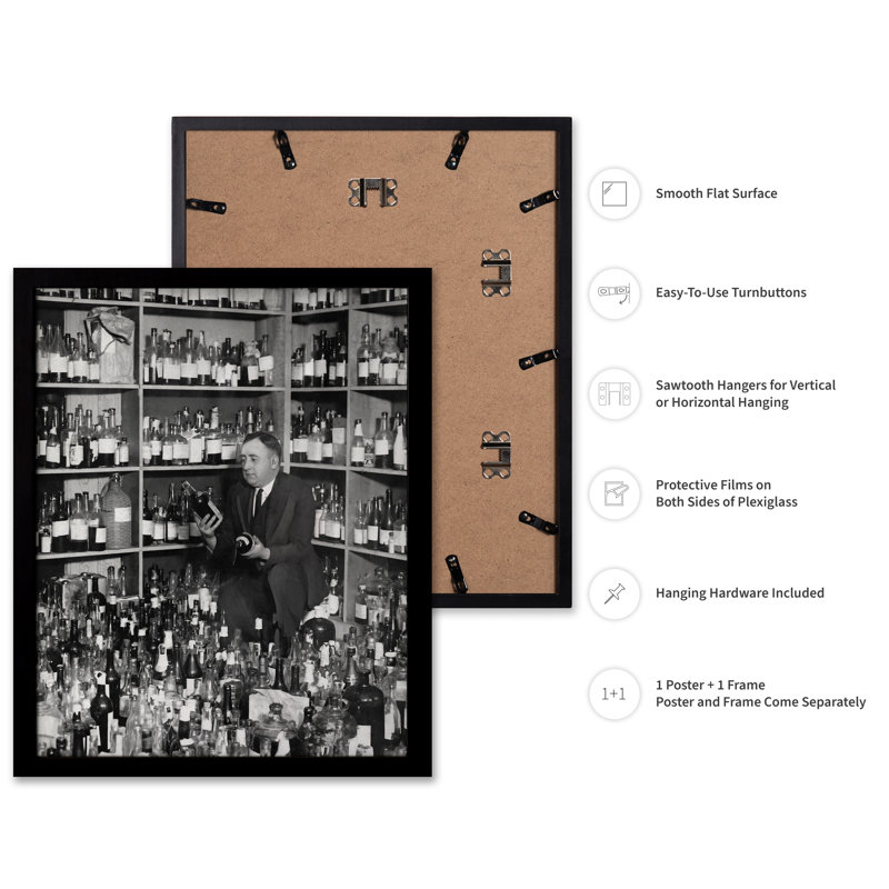 Liquor Shop, Cadre noir, Affiche, H 08 po x l 10 po