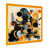 Impression dorée sur toile encadrée