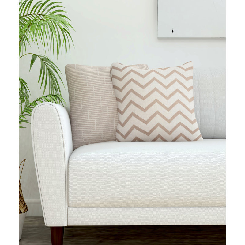 Housse de coussin Zig-Zag