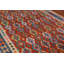 Tapis oriental géométrique en laine Kilim 8 x 12