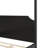 King Size Wooden Canopy Platform Bed with Headboard and Support Legs, Black-538355130-538355132