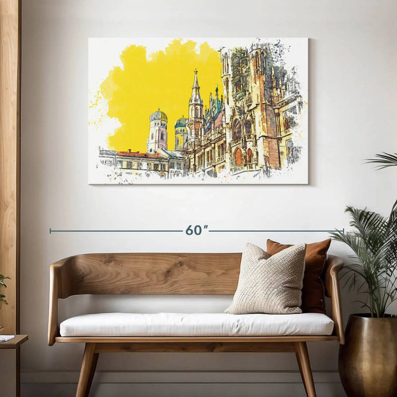 Munich Lilie, 30" H x 45" W