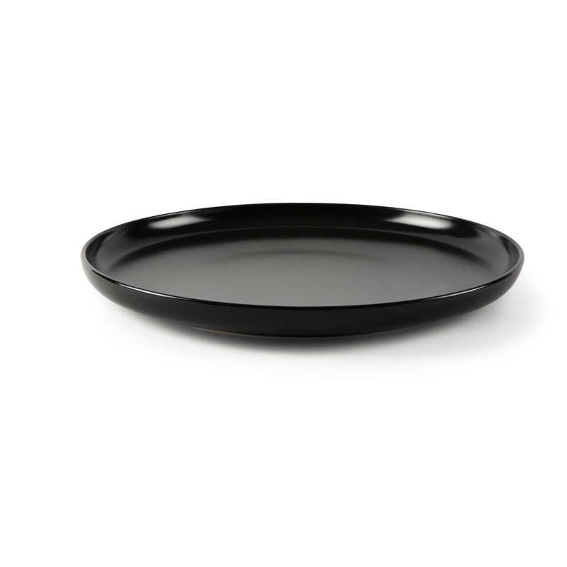 Nordic Piece Ceramic Dinnerware Set - Service for 6, Black