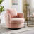 Yelina Polyester Slipcovered Swivel Barrel Chair-1776697181
