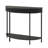 Fluted Half Moon Console Table