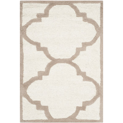 Tapis en laine touffeté à la main Cannen