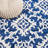 Vicksburg Blossom 104 Area Rug In Navy / Ivory-306927308