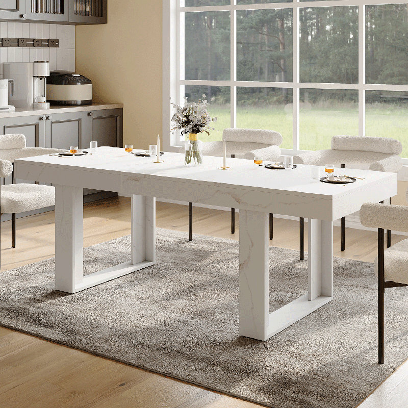 Rectangular Extendable Dining Table