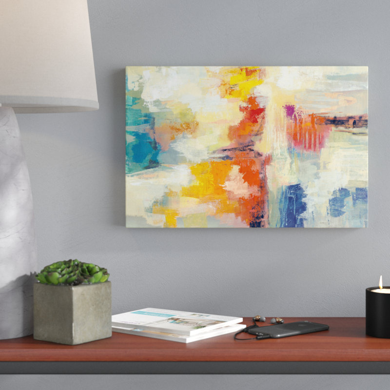 Bright Coral Reef by Silvia Vassileva - No Frame Painting on Canvas, 30cm H x 46cm W x 3.8cm D