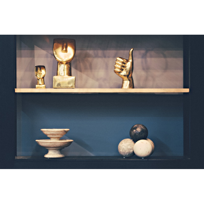 Thumbs Up Figurine, Brass