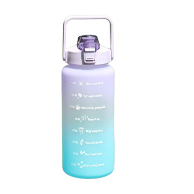 Water Bottle 67 Oz With Straw  Handle