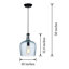 Kettner 1 - Light 10" Antique Black Single Bell Pendant