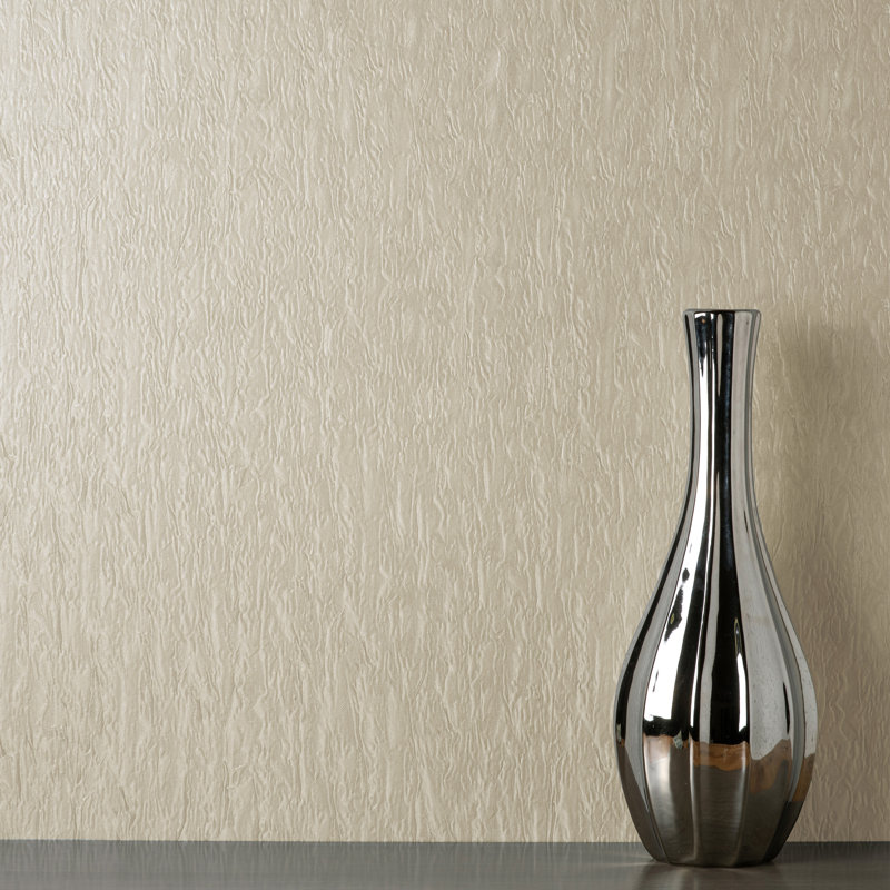 Bellagio Plain Textured Wallpaper, Beige