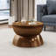 Table basse en métal martelé-1686708371
