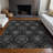Premium Machine Washable Prisco Gray Rug-282183064