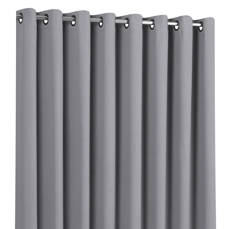 Edmondson Curtain Single Panel, Charcoal