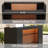 Rectangle Engineered Wood Reception Desk-109100802