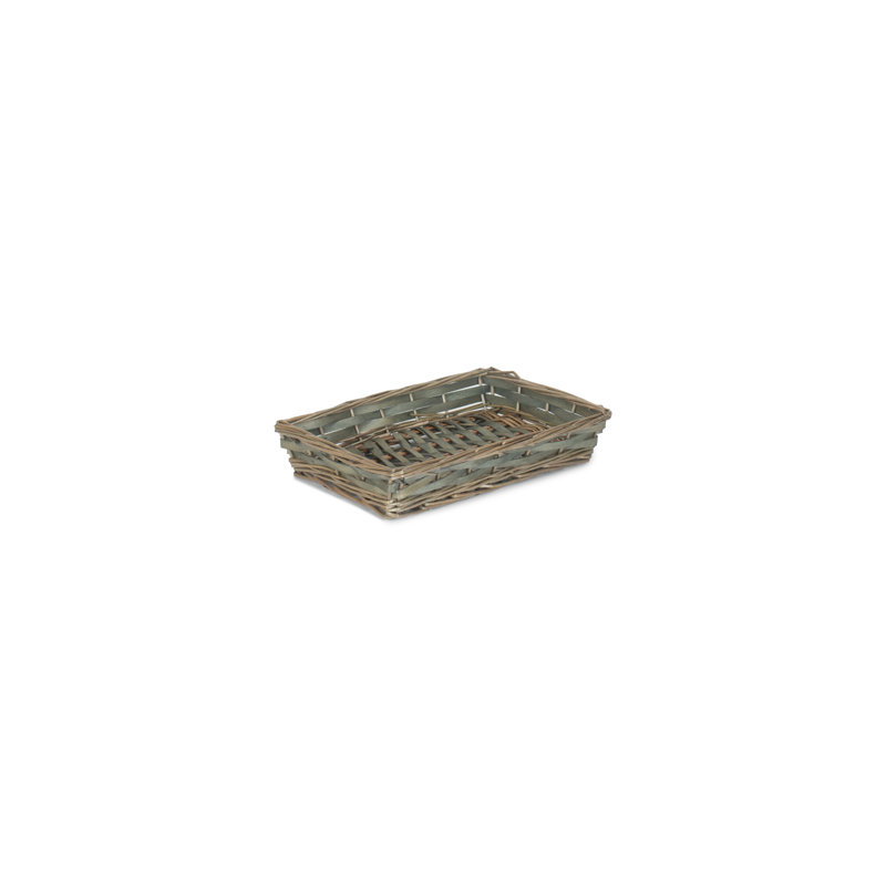 Farmingville Wicker Tray Basket