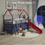 Ensemble de lit mezzanine avec glissade et rideau Jack Junior-133931557