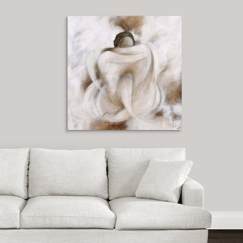 «Mallon Love Embraces» par Rikki Drotar - impression, H 10 po x l 10 po, Toile tendue, Sans cadre